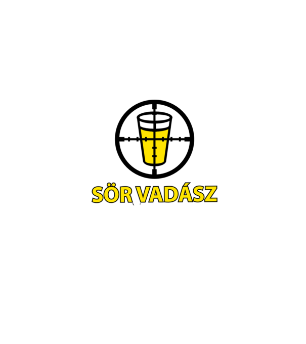 Sörvadász minta szürke pólón