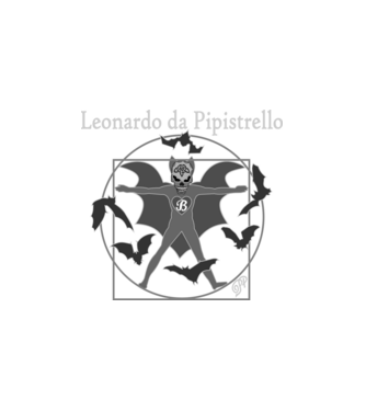 Leonardo Denevér Anatómia minta fehér pólón