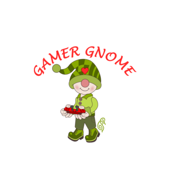 Gamer Gnome minta homokszín pólón