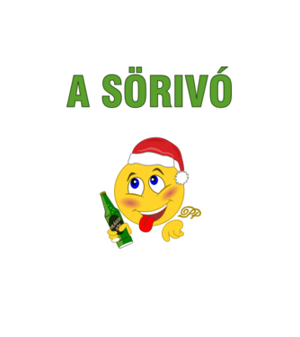 Sörözős Poén Karácsonyra minta fehér pólón