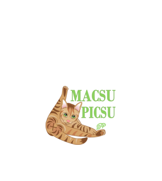 Macsu Picsu minta fehér pólón