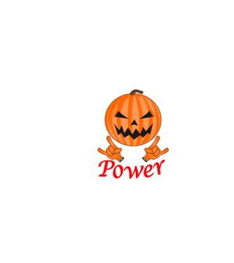 Power Metal EKG minta fehér pólón