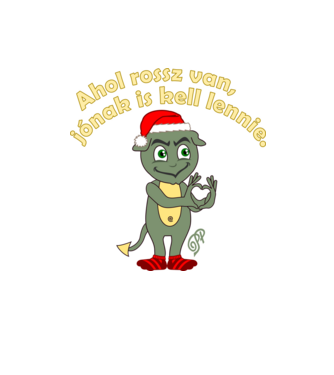 Jó és Rossz Grincs minta homokszín pólón
