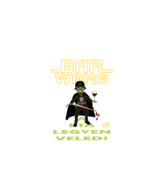 Bar Wars Boros minta királykék pólón