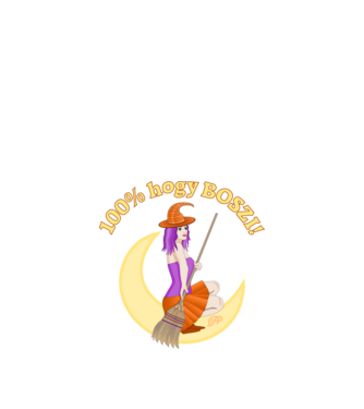 Tuti hogy Boszi minta fekete pólón