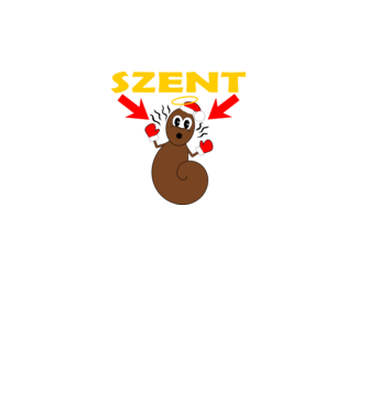 Szent Kula minta fehér pólón