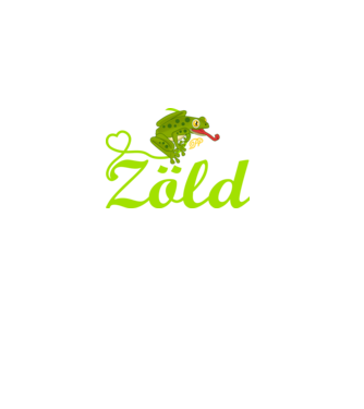 Zöld Béka minta dusty green pólón