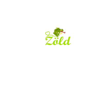 Zöld Béka minta neonsárga pólón