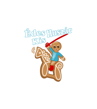 Édes Mézi Huszár minta fehér pólón