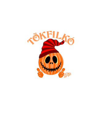 Tökfilkó minta fehér pólón