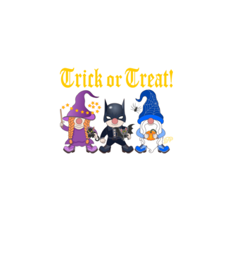 Trick Or Treat Gnome minta zöld pólón