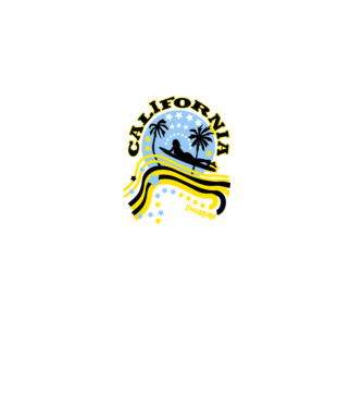 Szörfös 02 minta szürke pólón