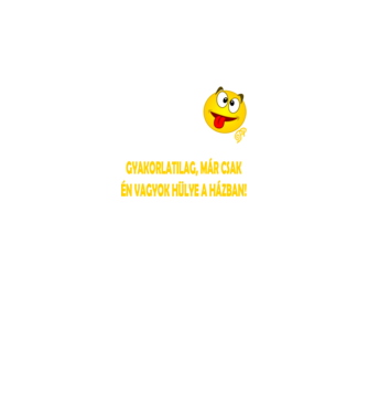 Intelligens és Hülye minta királykék pólón