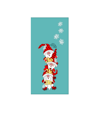 Ho Ho Ho Manók Telefontok minta fehér pólón