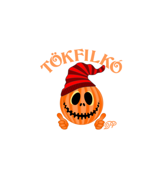 Tökfilkó minta fehér pólón
