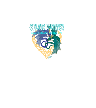Celtic Dragon Fantasy minta fekete pólón