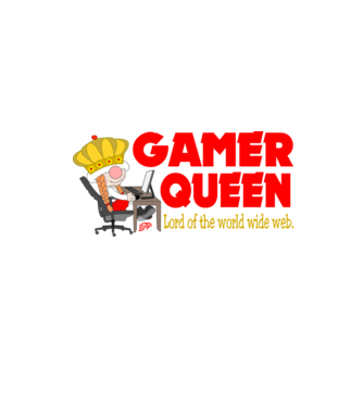 Gamer Queen minta homokszín pólón