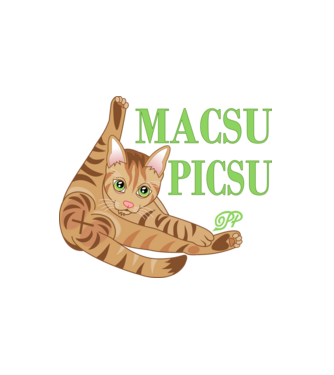 Macsu Picsu minta fehér pólón