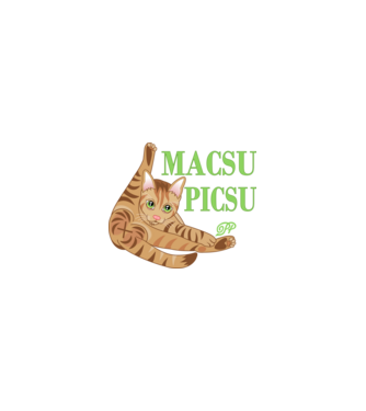 Macsu Picsu minta homokszín pólón