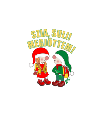 Sulis Manók minta fehér pólón