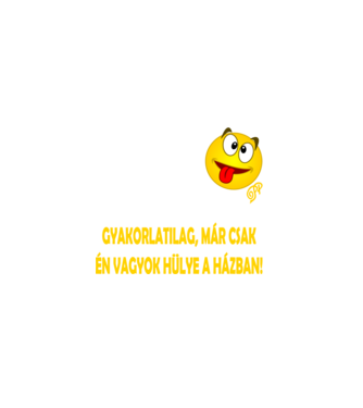 Intelligens és Hülye minta királykék pólón