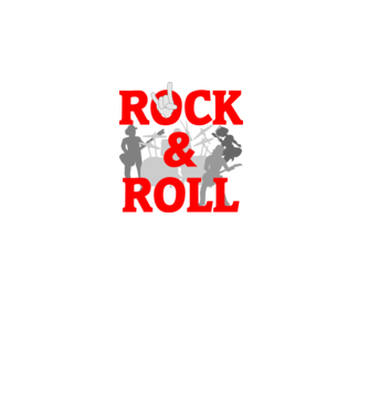 Rock & Roll Zenekarral A minta türkiz pólón