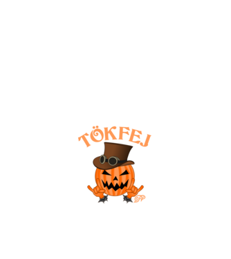 Tökfej Úr minta fehér pólón