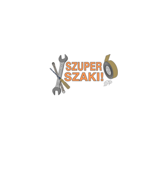 Szuper Szaki minta szürke pólón