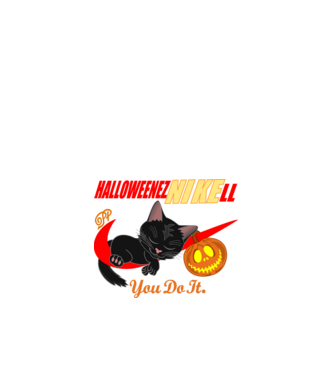 Halloweenezni Kell minta fehér pólón