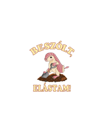 Ásó Tatu Beszólt minta fekete pólón