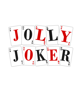 Jolly Joker Kártya minta fehér pólón