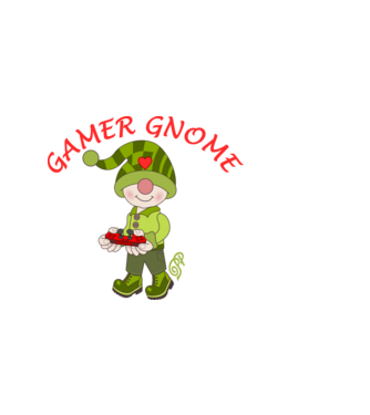 Gamer Gnome minta sötétkék pólón