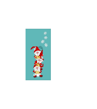 Ho Ho Ho Manók Telefontok minta világos rózsaszín pólón