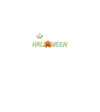 I love Metal Halloween minta királykék pólón