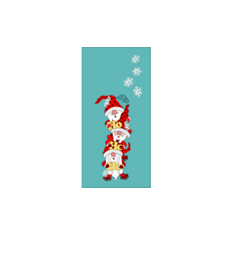 Ho Ho Ho Manók Telefontok minta homokszín pólón