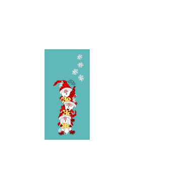 Ho Ho Ho Manók Telefontok minta világos rózsaszín pólón