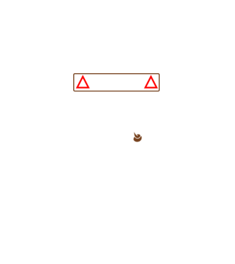 Vigyázat Leszarom minta fekete pólón