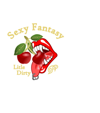 Sexy Fantasy minta fehér pólón