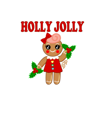 Holly Jolly Ginger minta homokszín pólón