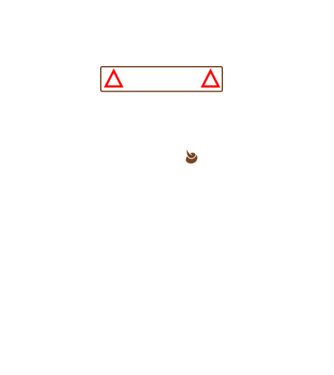 Vigyázat Leszarom minta fekete pólón