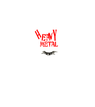 Heavy Metal Villa minta türkiz pólón