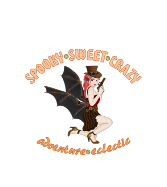 Steampunk Csaj minta fehér pólón