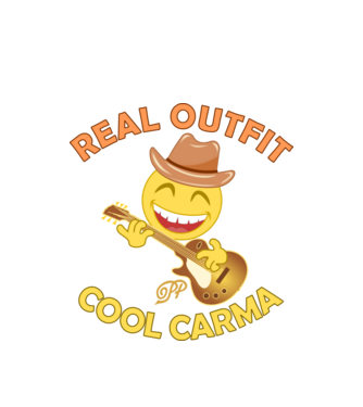 Valódi Menő Karma minta fehér pólón