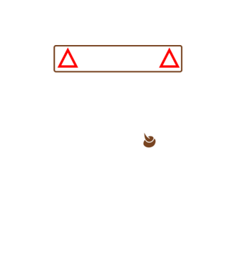 Vigyázat Leszarom minta fekete pólón