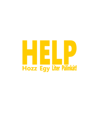 Help Pálinka minta fehér pólón