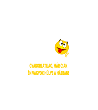 Intelligens és Hülye minta fehér pólón