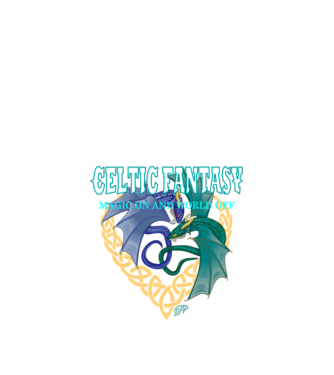 Celtic Dragon Fantasy minta fekete pólón