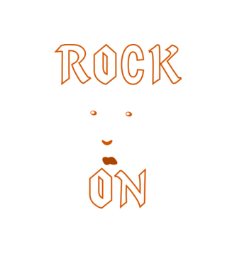 Rock On Tigris minta fekete pólón