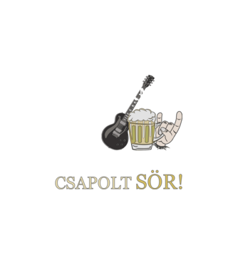Csapolt Sör minta fehér pólón