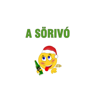 Sörözős Poén Karácsonyra minta fehér pólón
